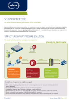 Brochure: Uptime Core technical data sheet