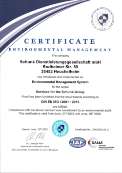 DIN EN ISO 14001:2015