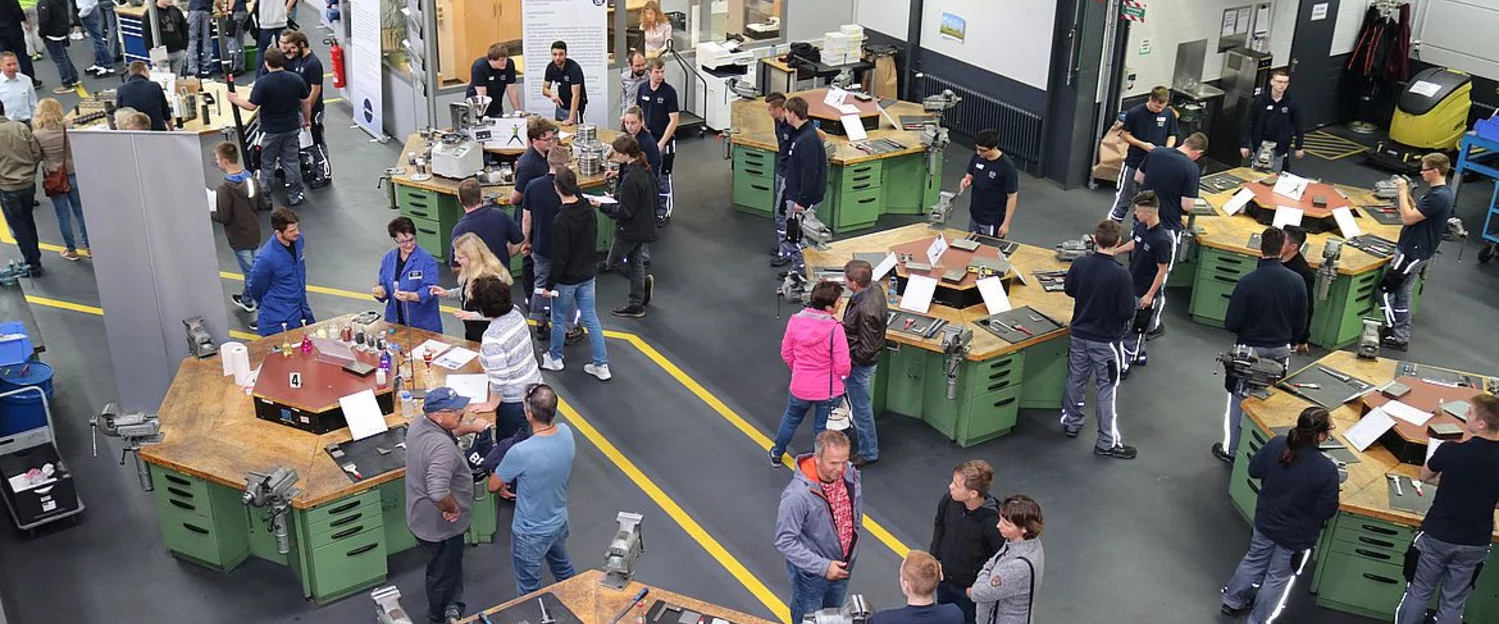Training Day at the Heuchelheim site was well attended with around 400 visitors.