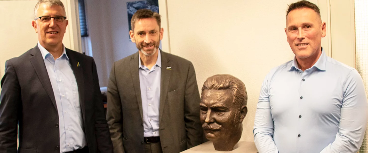 The Executive Board of the Schunk Group visited the locations in Belgium and the Netherlands - Ludwig Schunk was there as well.