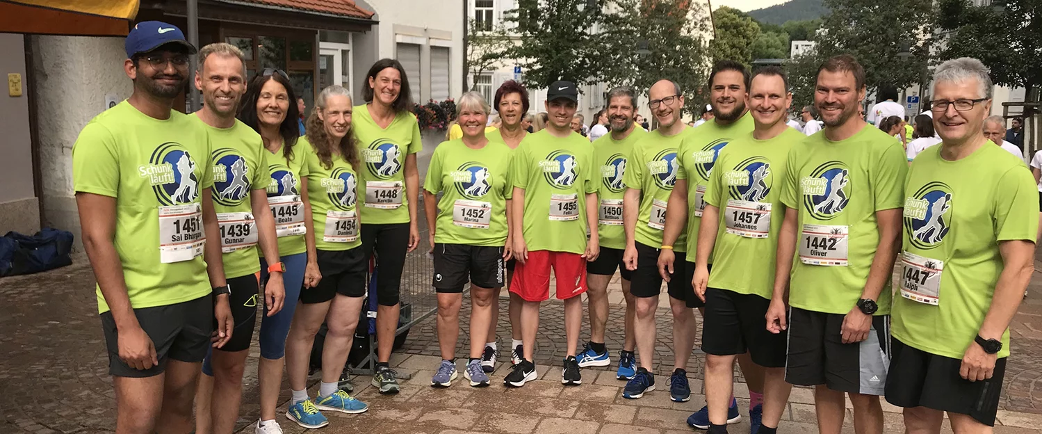 Weiss Technik was at the start of the big running event.