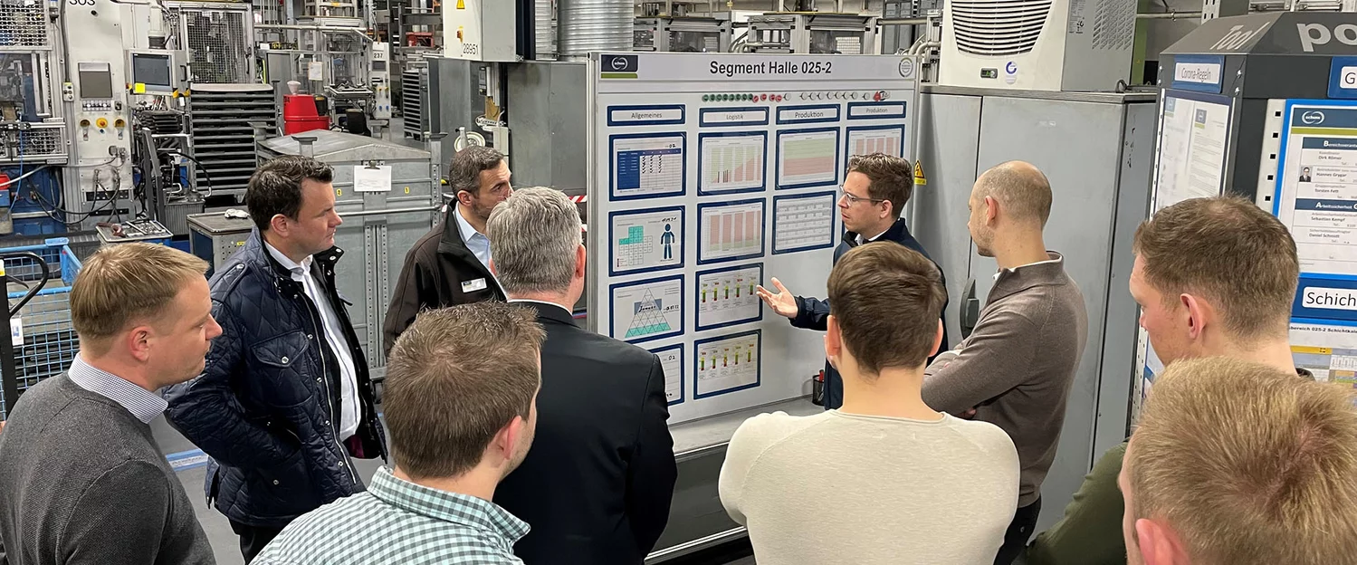 Global Operations connects production areas.
