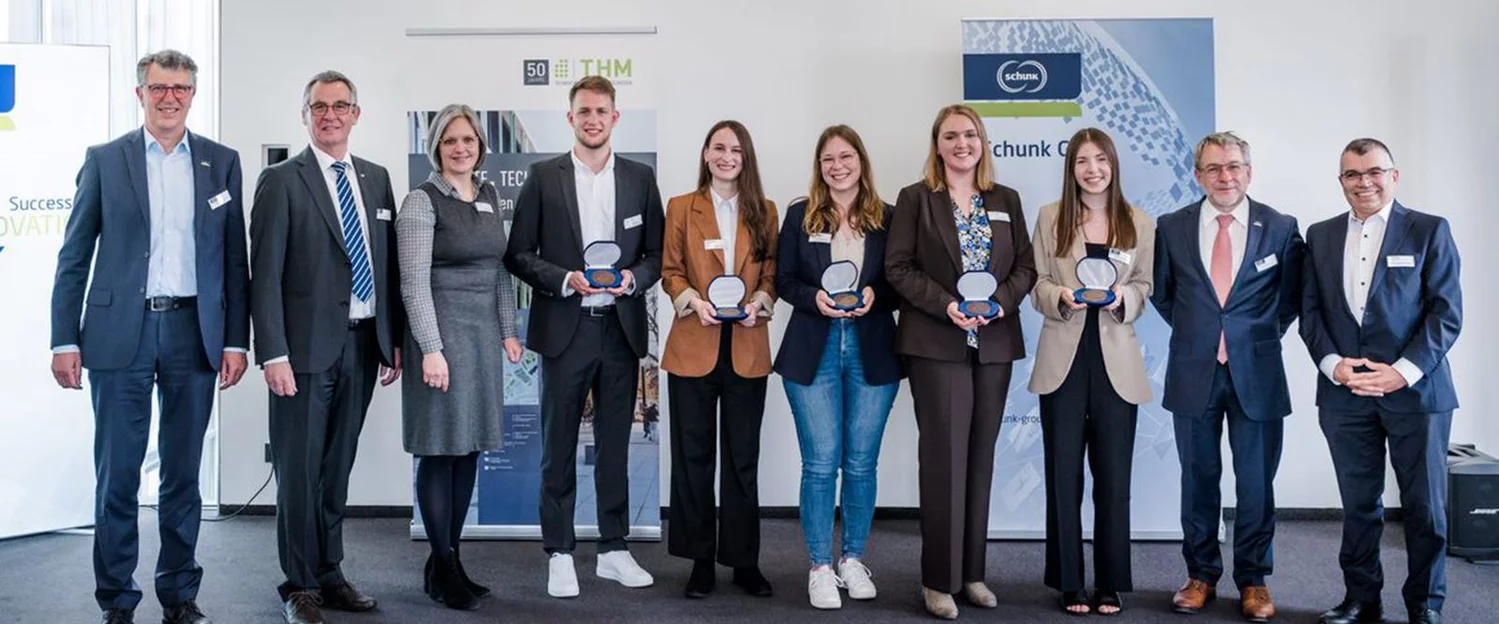 Ludwig Schunk Foundation awards prizes to THM graduates for the tenth time 