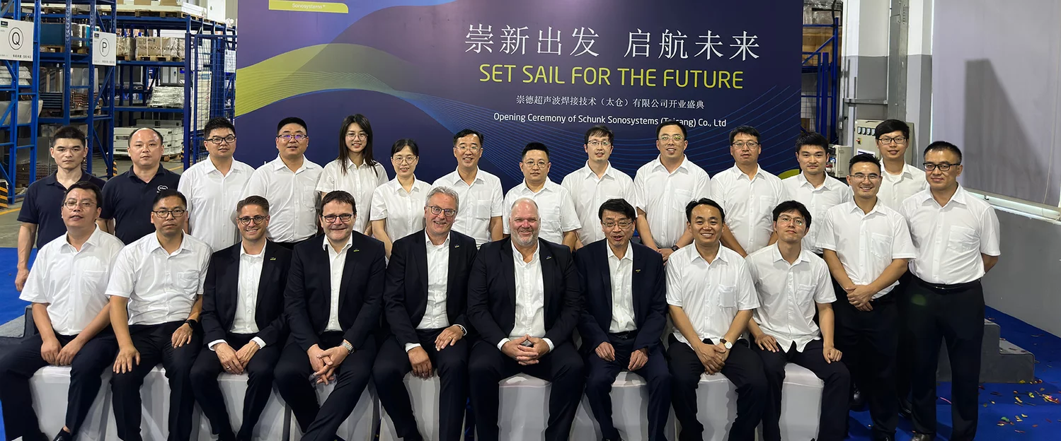 Schunk Sonosystems officially opened in Taicang.
