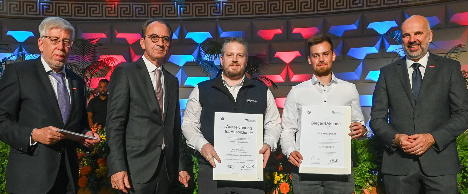 Award from the Chamber of Crafts for mechatronics for refrigeration technology.