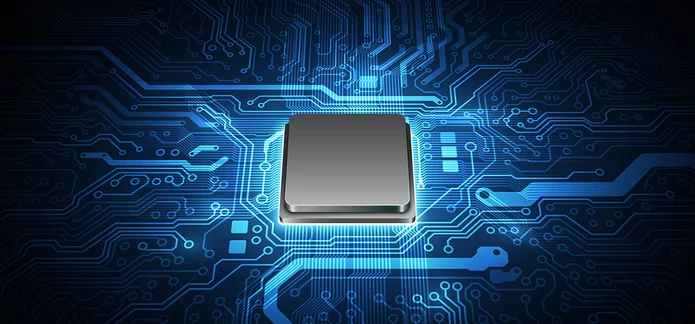  Microchip on circuit board for electronics thermal processing and semiconductor testing by Weiss Technik