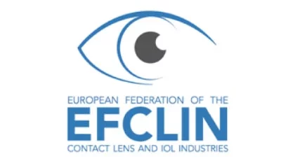 EFCLIN Logo als Zeichen der Mitgliedschaft und Zusammenarbeit von Weiss Technik in der Kontaktlinsenindustrie