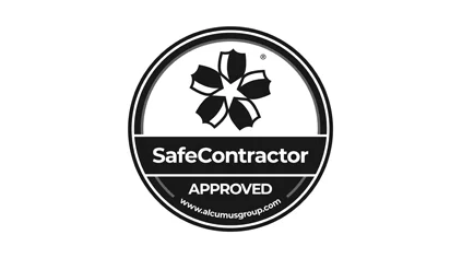  SafeContractor Approved membership and certification badge by Alcumus