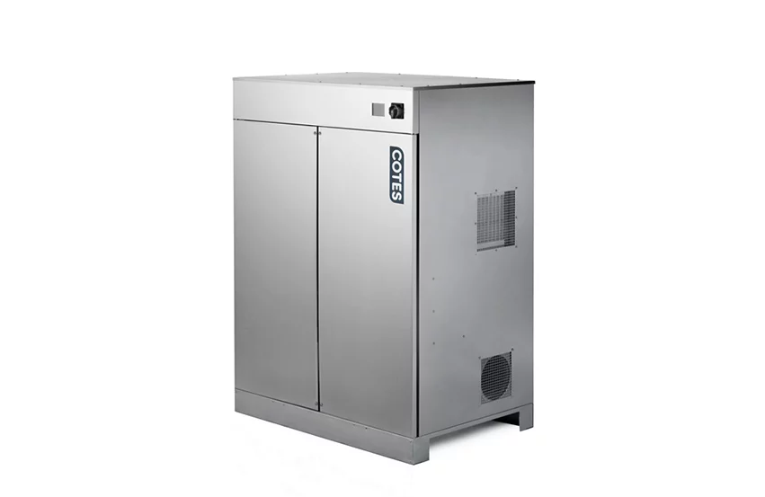 Air dehumidification with adsorption dryers