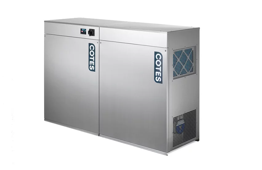 Air dehumidification with adsorption dryers