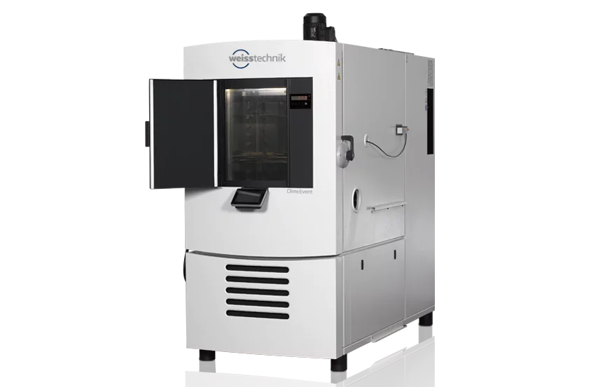 Precision climate test cabinets for particularly stable and homogeneous test conditions