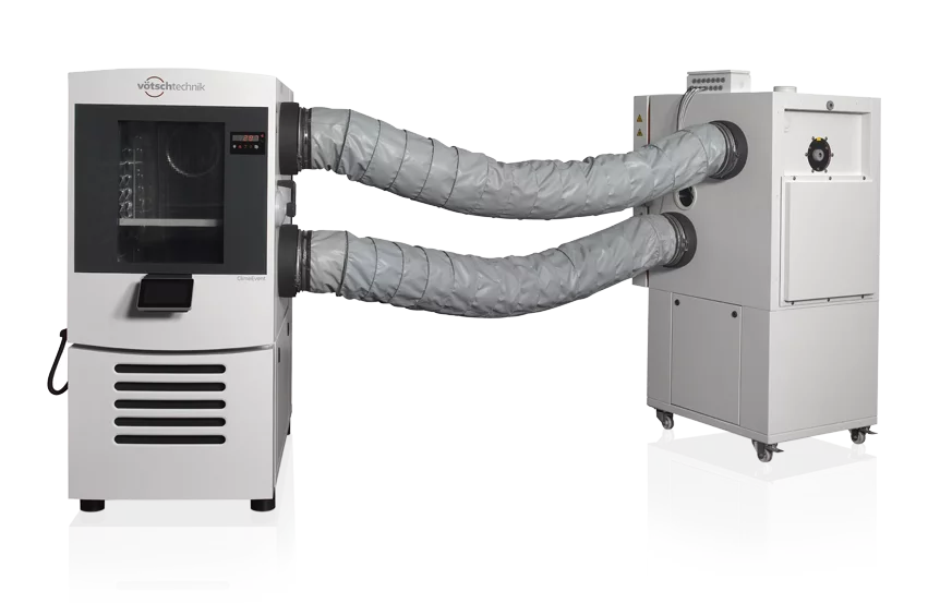 Alimentation des caissons d'essai externes en appareils de conditionnement d'air et de température