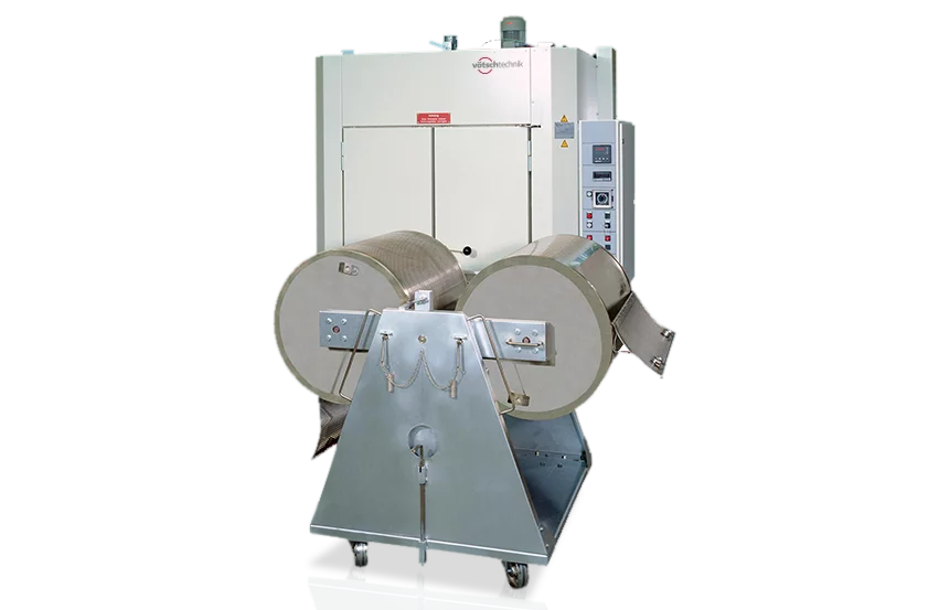 Drum Turning Device for Tempering Ovens
