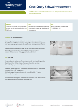Case Study Schwallwassertest